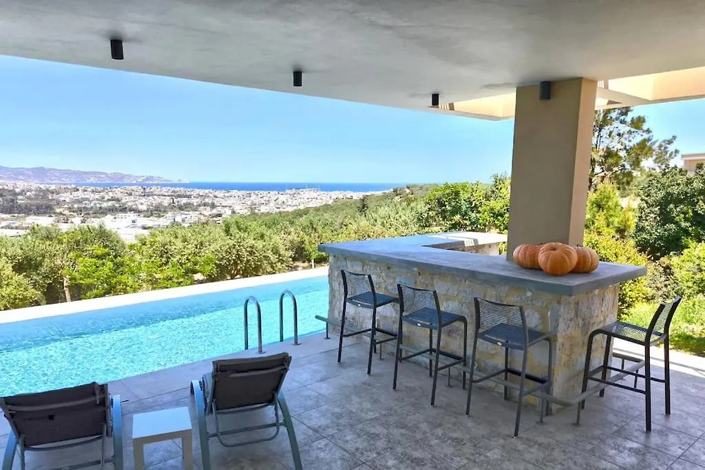 Villa Mirtylla Luxury Retreat W Pool, Bbq And Gym Heraklion  Heraklion (Crete)